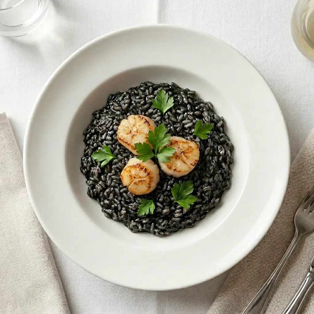 Risotto al nero di seppia