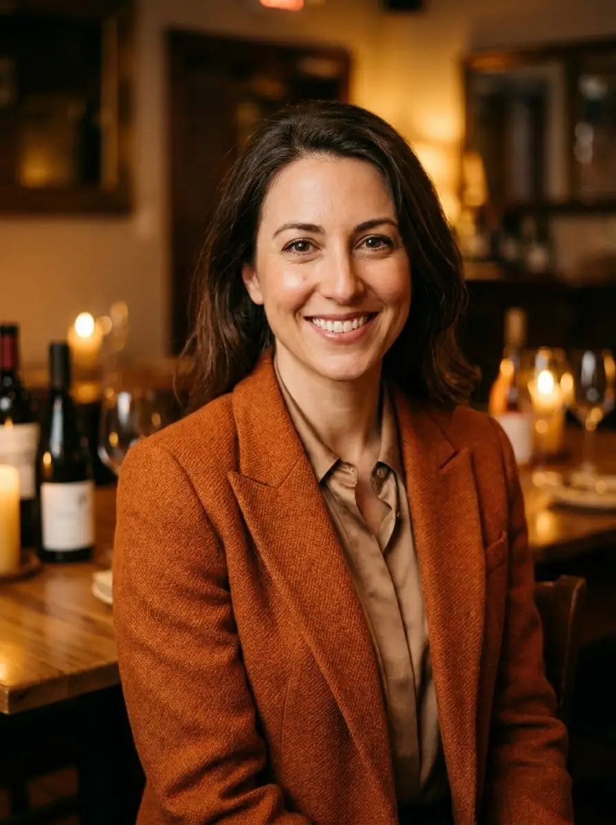 Portrait of Valentina Conti, front of house and co-owner