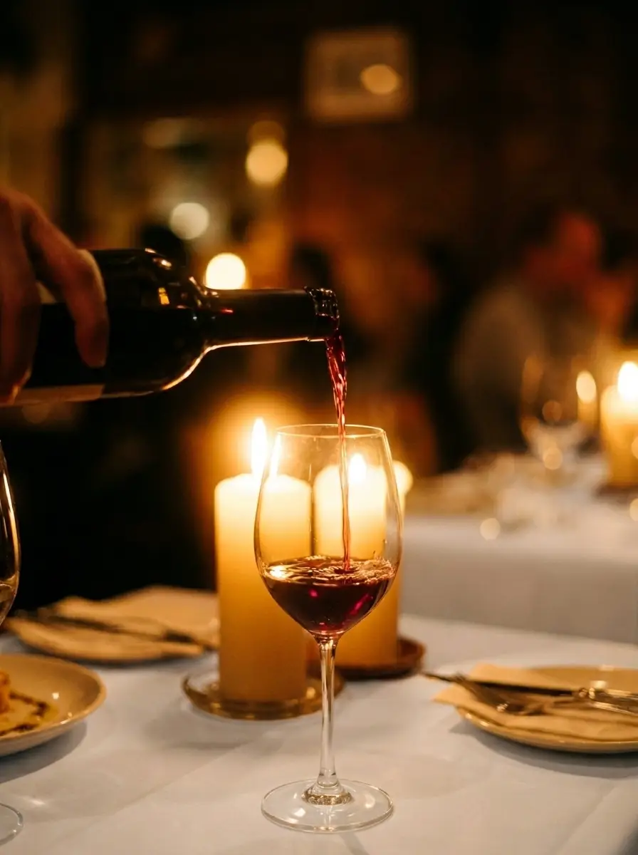Selected Italian wines at Osteria del Lago
